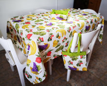Cargar imagen en el visor de la galería, Decoración completa de comedor: Frutas / Verde