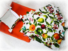 Cargar imagen en el visor de la galería, Decoración completa de comedor: Frutas y flores / Naranja