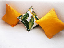 Cargar imagen en el visor de la galería, Decoración completa de salón comedor: hojas de platanera / amarillo