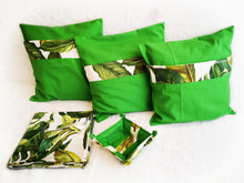 Cargar imagen en el visor de la galería, Decoración completa de salón comedor: Hojas de Platanera / Verde