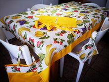 Cargar imagen en el visor de la galería, Decoración completa de cocina-comedor: Frutas / Amarillo