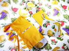 Cargar imagen en el visor de la galería, Decoración completa de cocina-comedor: Frutas / Amarillo