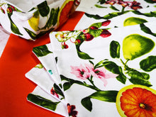 Cargar imagen en el visor de la galería, Decoración completa de comedor: Frutas y flores / Naranja
