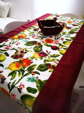 Cargar imagen en el visor de la galería, Decoración de comedor: Frutas y flores / Burdeos

